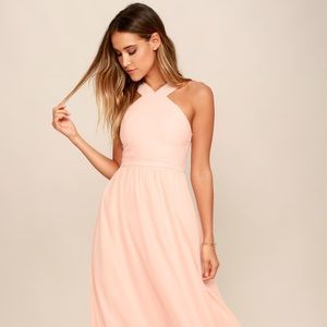 Lulu’s Air is Romance Bridesmaid Dress